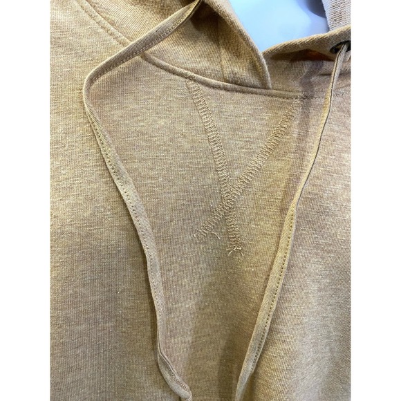 Natural Reflections Womens Beige Henley Hoodie Sweatshirt in Size XL - Picture 9 of 11